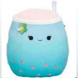 Squishmallow jakarria the blue boba drink 11” plush